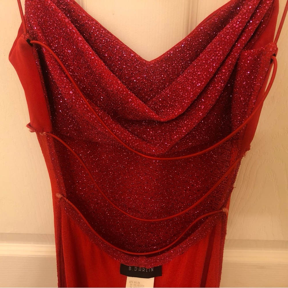 B Darlin Elegant Pink Gown Size 2 - Picture 5 of 7